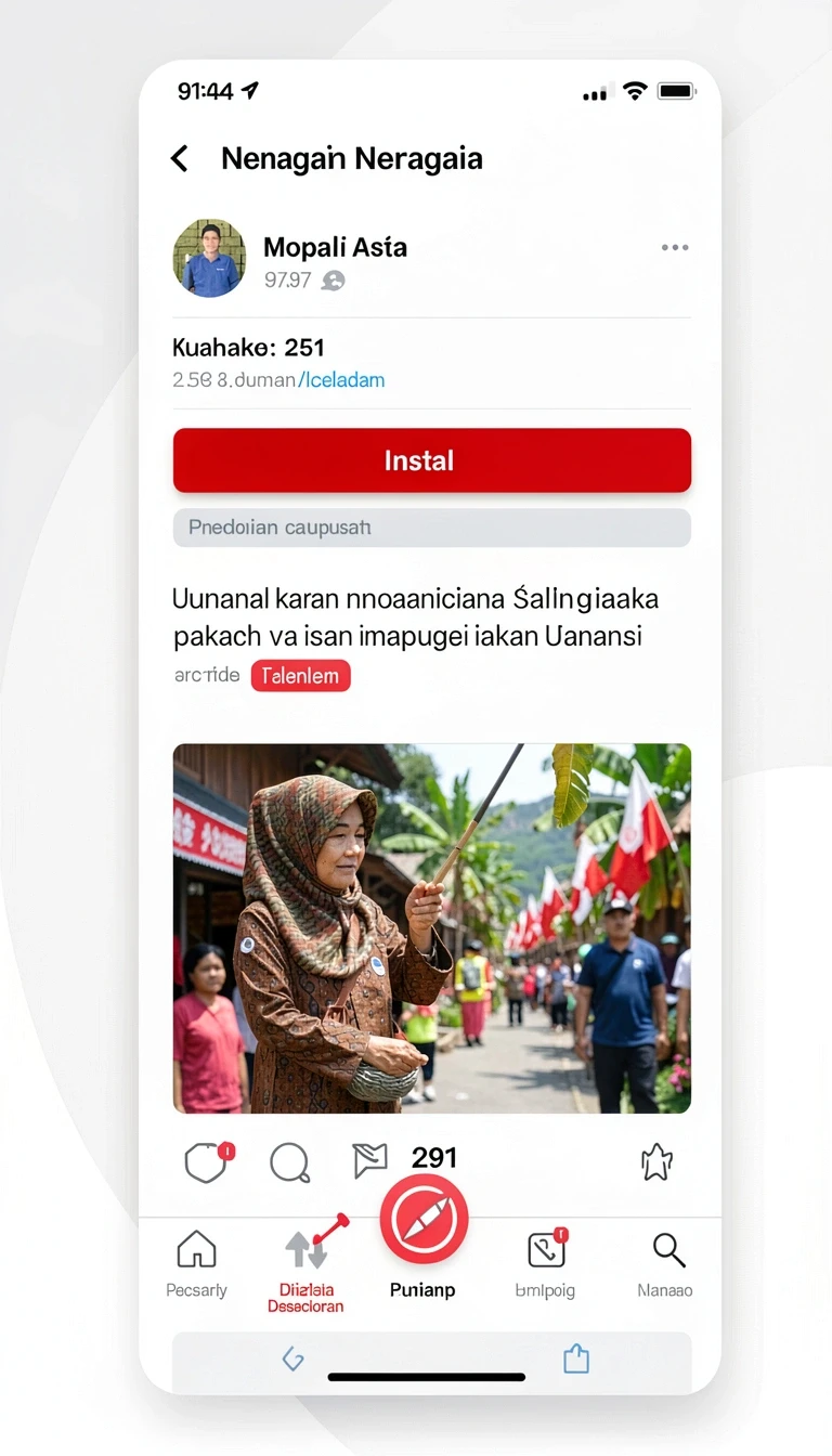 Tampilan utama aplikasi Review Aplikasi pp8slot yang intuitif dan efisien.