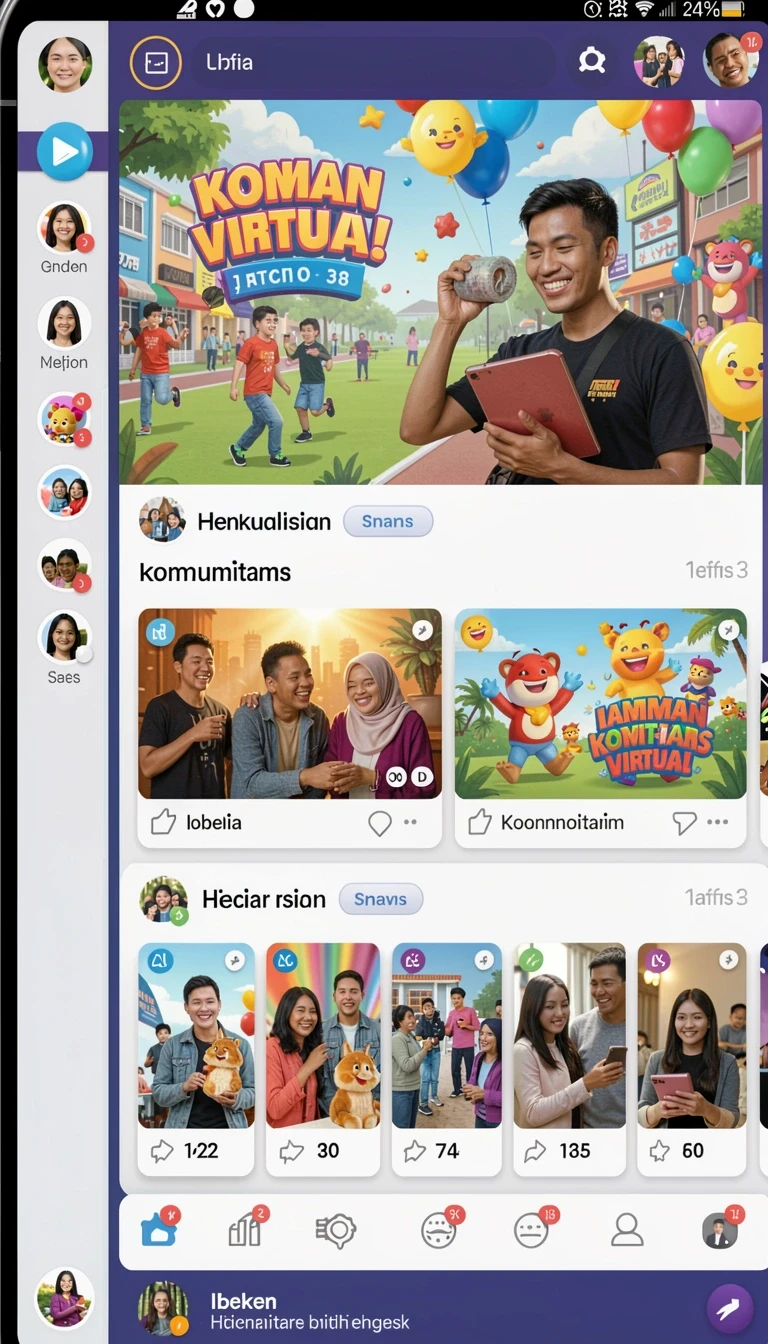 Tampilan utama aplikasi Review Aplikasi awanluck yang intuitif dan efisien.