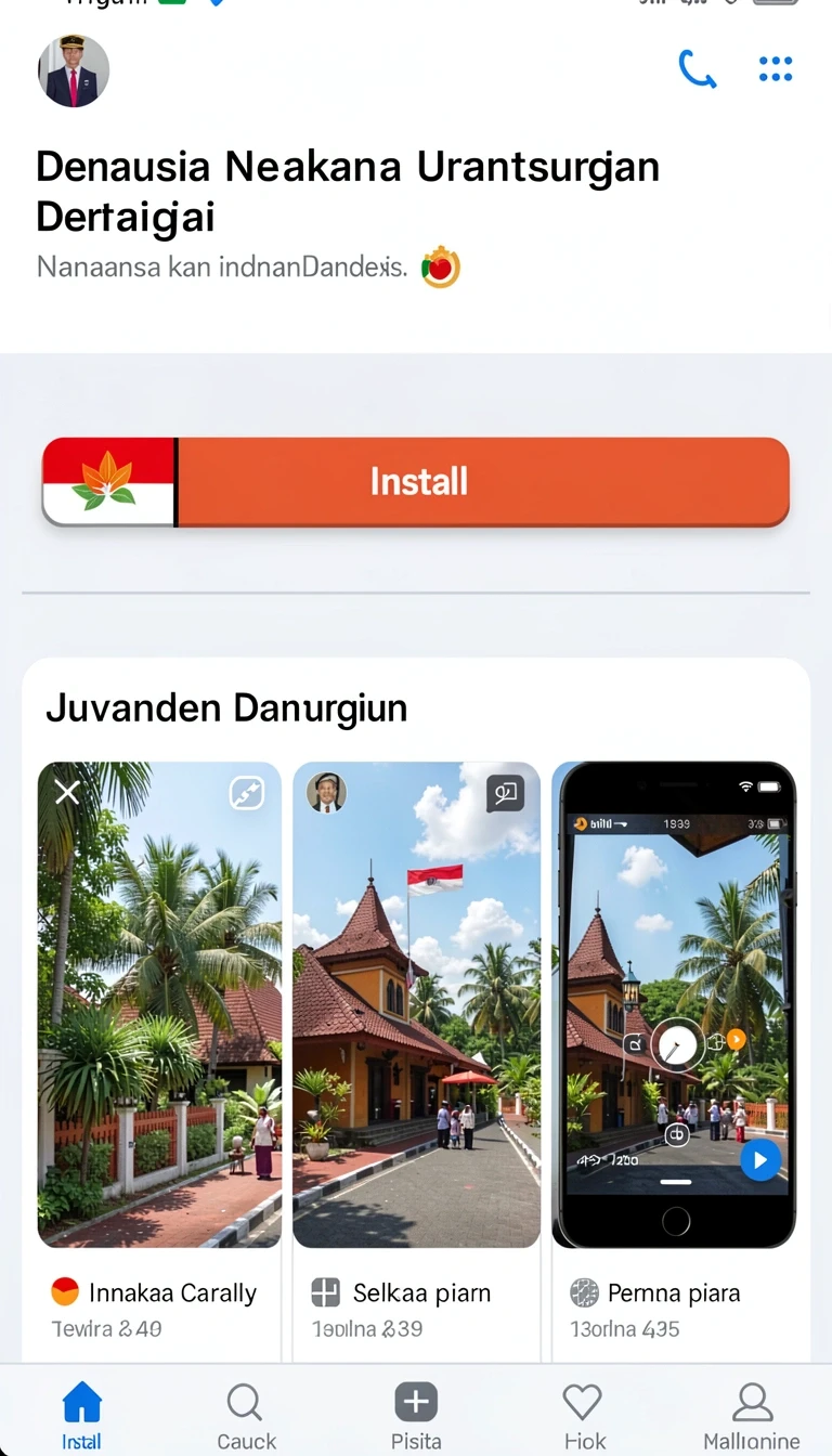 Tampilan utama aplikasi Review Aplikasi dayak777 yang intuitif dan efisien.